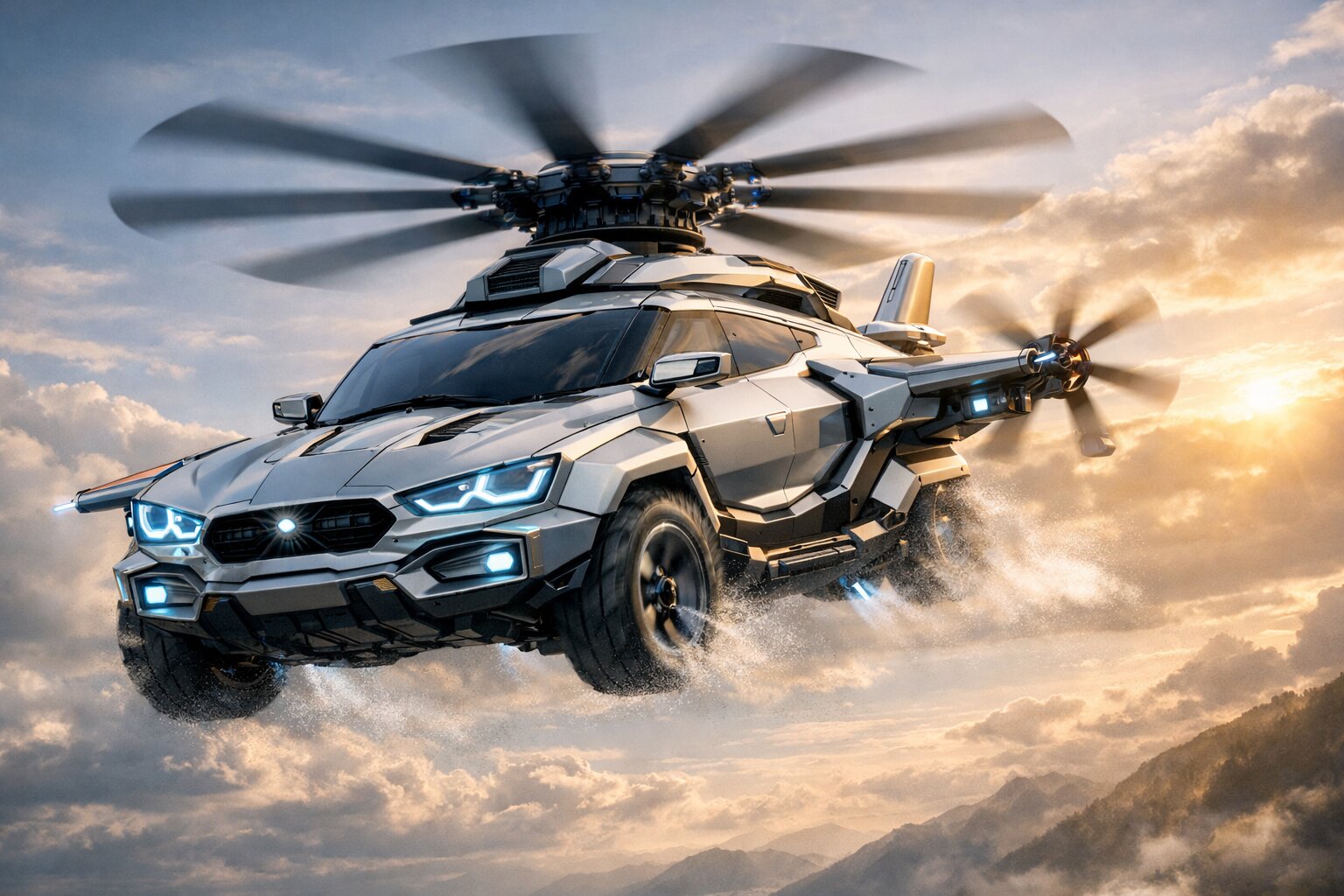 Sky Titan Supreme Flying Mode